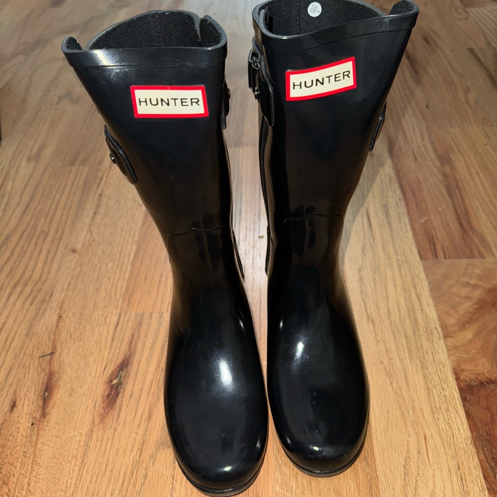 Hunter boots black 5